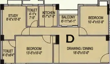 Project Image of 2.5 BHK Flat for Resale in Srijan Eternis VIP Road, Kolkata - Image 77237