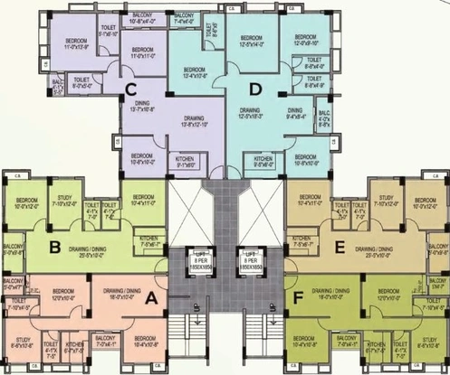 Project Image of 2.5 BHK Flat for Resale in Srijan Eternis, VIP Road - Image 77238