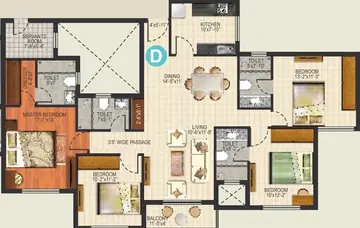 Project Image of 4 BHK Flat for Resale in Ideal Aqua View Salt Lake, Kolkata - Image 77298
