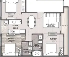Project Image of 3 BHK Flat for Resale in Signature Global City 93 Sector 93, Gurgaon - Image 77379