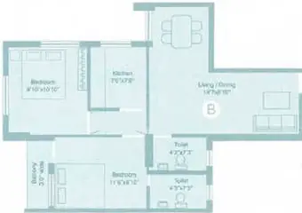 Project Image of 2 BHK Flat for Resale in Greenfield Ambition New Town, Kolkata - Image 77390