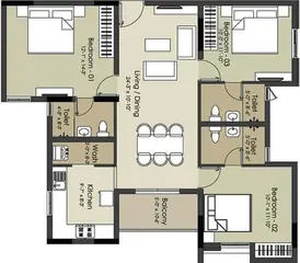 Project Image of 3 BHK Flat for Resale in Altis Ashraya Mangadu, Chennai - Image 78482