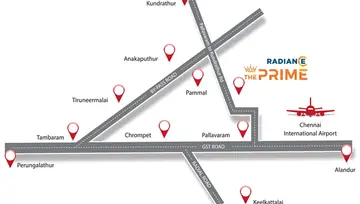 Project Image of 3 BHK Flat for Resale in Radiance The Prime Pammal, Chennai - Image 78752