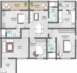 Project Image of 3 BHK Flat for Resale in Shriram Park 63 Perungalathur, Chennai - Image 78865