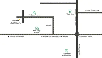 Project Image of 2 BHK Flat for Resale in Brigade Xanadu Mogappair, Chennai - Image 78919