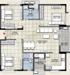 Project Image of 2.5 BHK Flat for Resale in NCC Signature Towers Sholinganallur, Chennai - Image 78966
