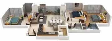 Project Image of 3 BHK Flat for Resale in Purva Somerset House Guindy, Chennai - Image 79004