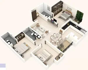 Project Image of 3 BHK Flat for Resale in Provident Bayscape Kelambakkam, Chennai - Image 79048