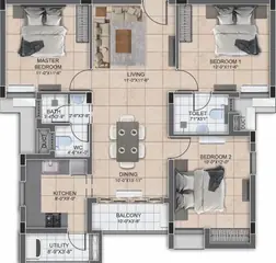 Project Image of 3 BHK Flat for Resale in DRA Urbania Avadi, Chennai - Image 79101