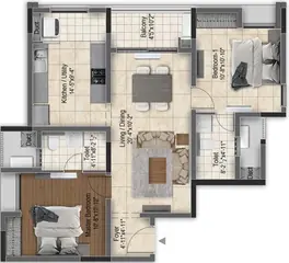 Project Image of 2 BHK Flat for Resale in DRA Skylantis Sholinganallur, Chennai - Image 79114