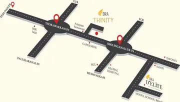 Project Image of 3 BHK Flat for Resale in DRA Trinity Thoraipakkam, Chennai - Image 79133