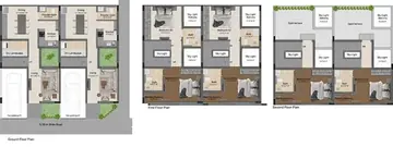 Project Image of 3 BHK House/Villa for Resale in DRA Inara Navalur, Chennai - Image 79156