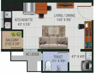 Project Image of 1 RK Studio Apartment for Resale in Urbanrise The World Of Joy Siruseri, Chennai - Image 79325