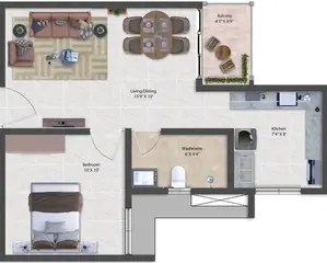 Project Image of 1 BHK Flat for Resale in Shriram Paradiso Poonamallee, Chennai - Image 79352