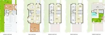 Project Image of 5 BHK House/Villa for Resale in Shanta Godavari Luxury Villa Vesu, Surat - Image 80924