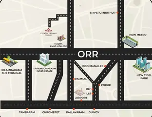 Project Image of Housing Plot/Residential Land for Resale in Urban Tree Crystal Crown Kundrathur, Chennai - Image 81874