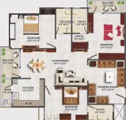 Project Image of 3 BHK Flat for Resale in Fortune Signature Phase 1 Bawadiya Kalan, Bhopal - Image 83286