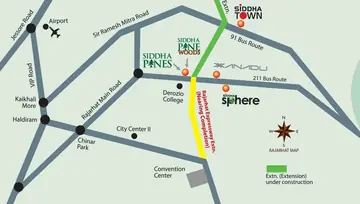 Project Image of 3 BHK Flat for Resale in Siddha Pines Rajarhat, Kolkata - Image 83483