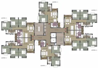 Project Image of 3 BHK Flat for Resale in Unitech Uniworld City New Town, Kolkata - Image 83756