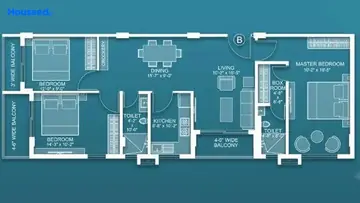 Project Image of 3 BHK Flat for Resale in Lake Town, Kolkata - Image 84910