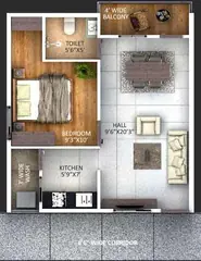 Project Image of 1 BHK Flat for Resale in Tranquillo MPR Urban City Patancheru, Hyderabad - Image 87190