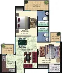 Project Image of 2 BHK Flat for Resale in SVP Gulmohur Garden Raj Nagar Extension, Ghaziabad - Image 87641