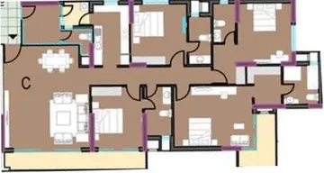 Project Image of 4 BHK Flat for Resale in Anik One Rajarhat New Town, Kolkata - Image 87455
