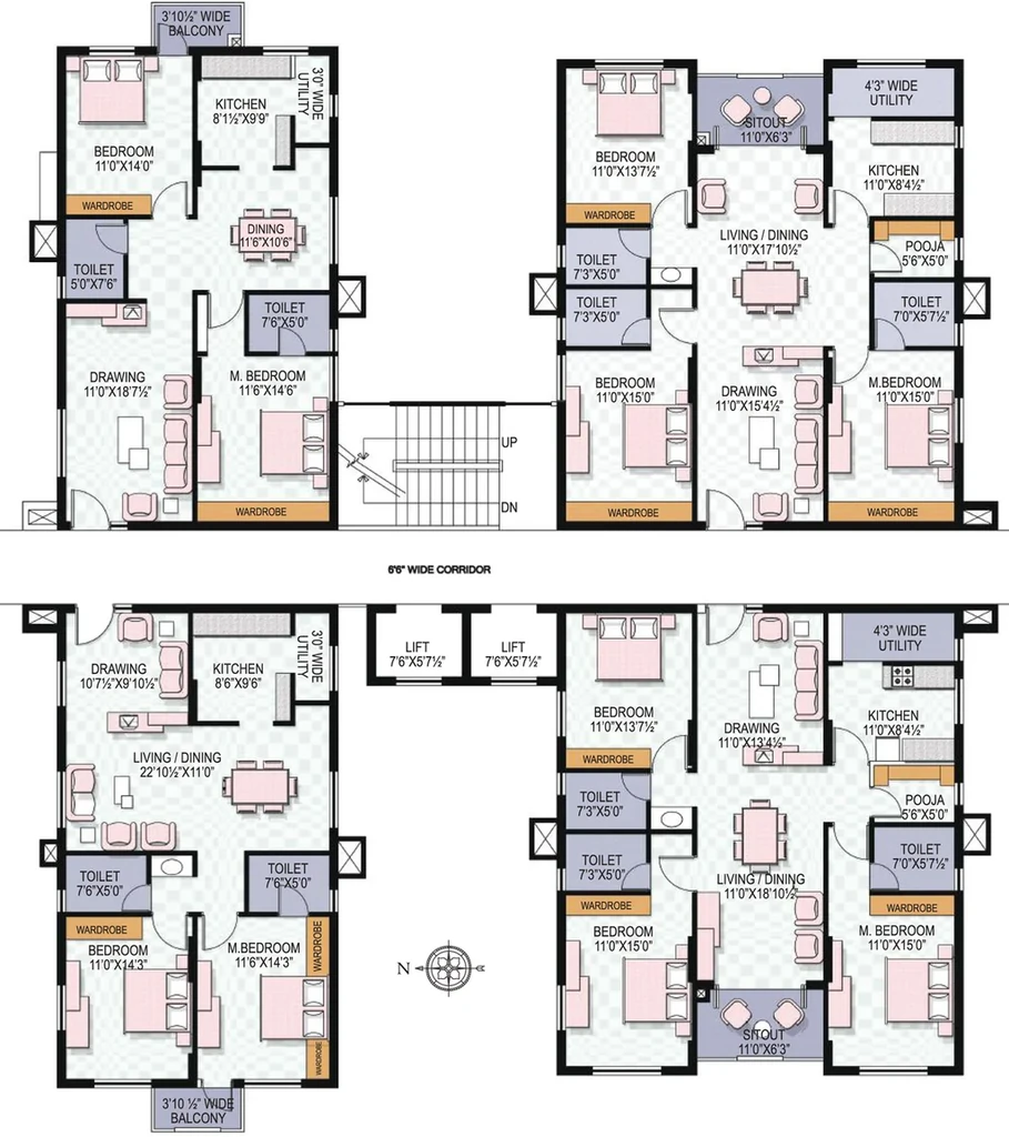 Project Image of 3 BHK Flat for Resale in My Home Jewel, Miyapur - Image 88143