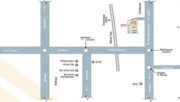 Project Image of 3 BHK Flat for Resale in My Home Jewel Miyapur, Hyderabad - Image 88140