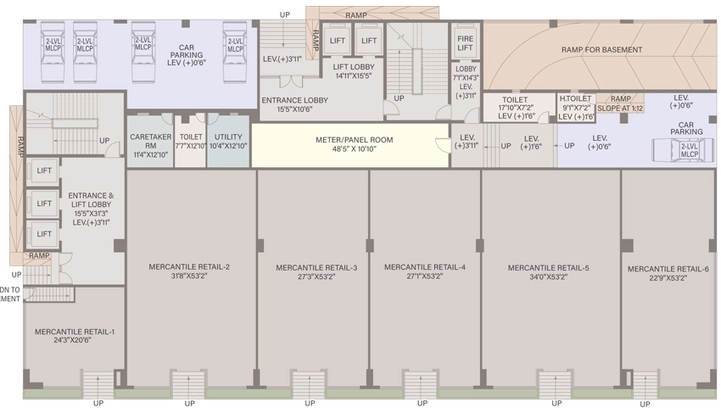 Project Image of Shop & Showroom for Rent in New Town - Image 88475