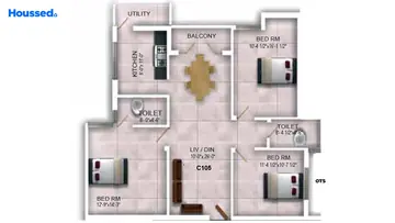 Project Image of 3 BHK Flat for Resale in Jains Advaya Kovur, Chennai - Image 89054