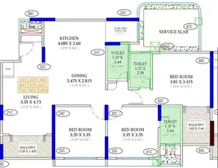Project Image of 3 BHK Flat for Resale in Shubh Nirvana Viman Nagar, Pune - Image 89716