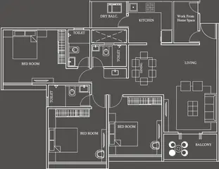 Project Image of 3 BHK Flat for Rent in Kanchan Osian One And Only Mundhwa, Pune - Image 89738