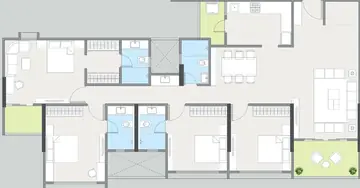 Project Image of 4 BHK Flat for Resale in Kanchan Osian One And Only Mundhwa, Pune - Image 90016