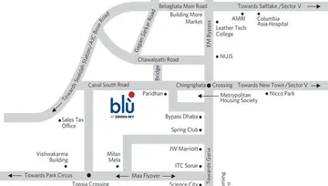 Project Image of 3 BHK Flat for Resale in Siddha Sky Blu EM Bypass, Kolkata - Image 90125