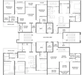 Project Image of 2 BHK Flat for Rent in Mantra Mirari Mundhwa, Pune - Image 90775