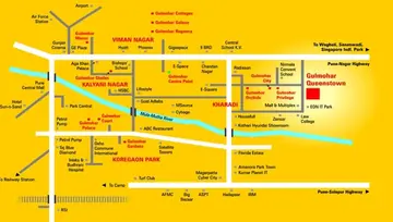 Project Image of 2 BHK Flat for Rent in Gulmohar Queenstown Kharadi, Pune - Image 90776