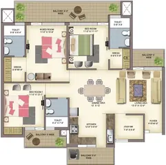 Project Image of 3 BHK Flat for Resale in United La Prisma Zirakpur, Chandigarh - Image 90330