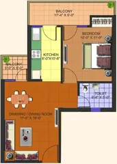 Project Image of 1 BHK Flat for Resale in KW Srishti Raj Nagar Extension, Ghaziabad - Image 93180