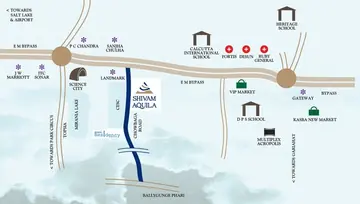 Project Image of 4 BHK Flat for Resale in Shivom Shivam Aquila EM Bypass, Kolkata - Image 92668