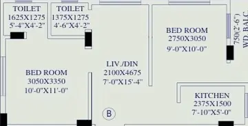 Project Image of 2 BHK Flat for Resale in AN Nirmala Hari Lake Town, Kolkata - Image 93136