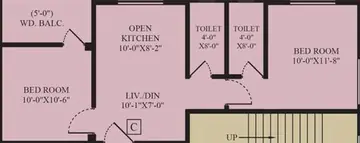 Project Image of 2 BHK Flat for Resale in AN Nirmala Heritage Lake Town, Kolkata - Image 93167