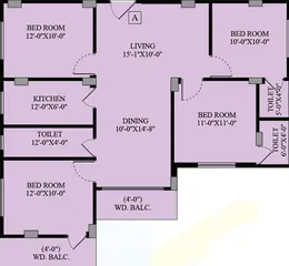 Project Image of 4 BHK Flat for Resale in AN Nirmala View Lake Town, Kolkata - Image 93319