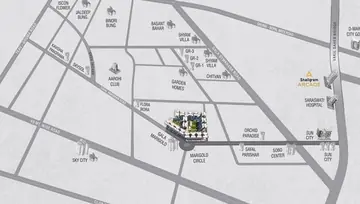 Project Image of 3 BHK Flat for Rent in Shaligram Prime South Bopal, Ahmedabad - Image 94036