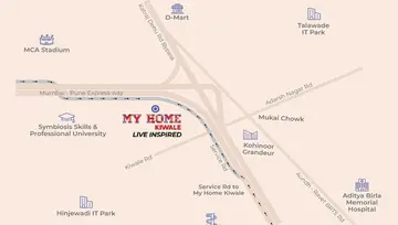 Project Image of 2 BHK Flat for Resale in Goyal My Home Kiwale Kiwale, Pune - Image 94433