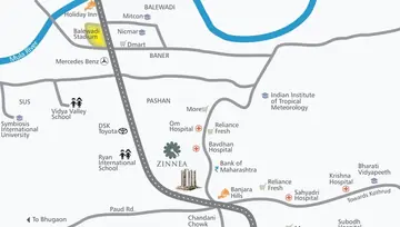 Project Image of 3 BHK Flat for Resale in Bhansali Zinnea Bavdhan, Pune - Image 94697