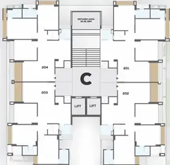 Project Image of 3 BHK Flat for Resale in Siddhi Aarohi Vivianna Bodakdev, Ahmedabad - Image 96008