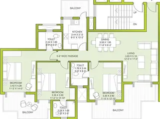 Project Image of 3 BHK Flat for Resale in ATS Kocoon Sector 109, Gurgaon - Image 95931