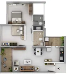 Project Image of 2 BHK Flat for Resale in Puraniks Abitante Fiore Bavdhan, Pune - Image 97530