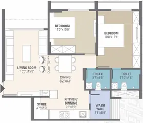 Project Image of 2 BHK Flat for Resale in Basil Skyline Tragad, Ahmedabad - Image 97770